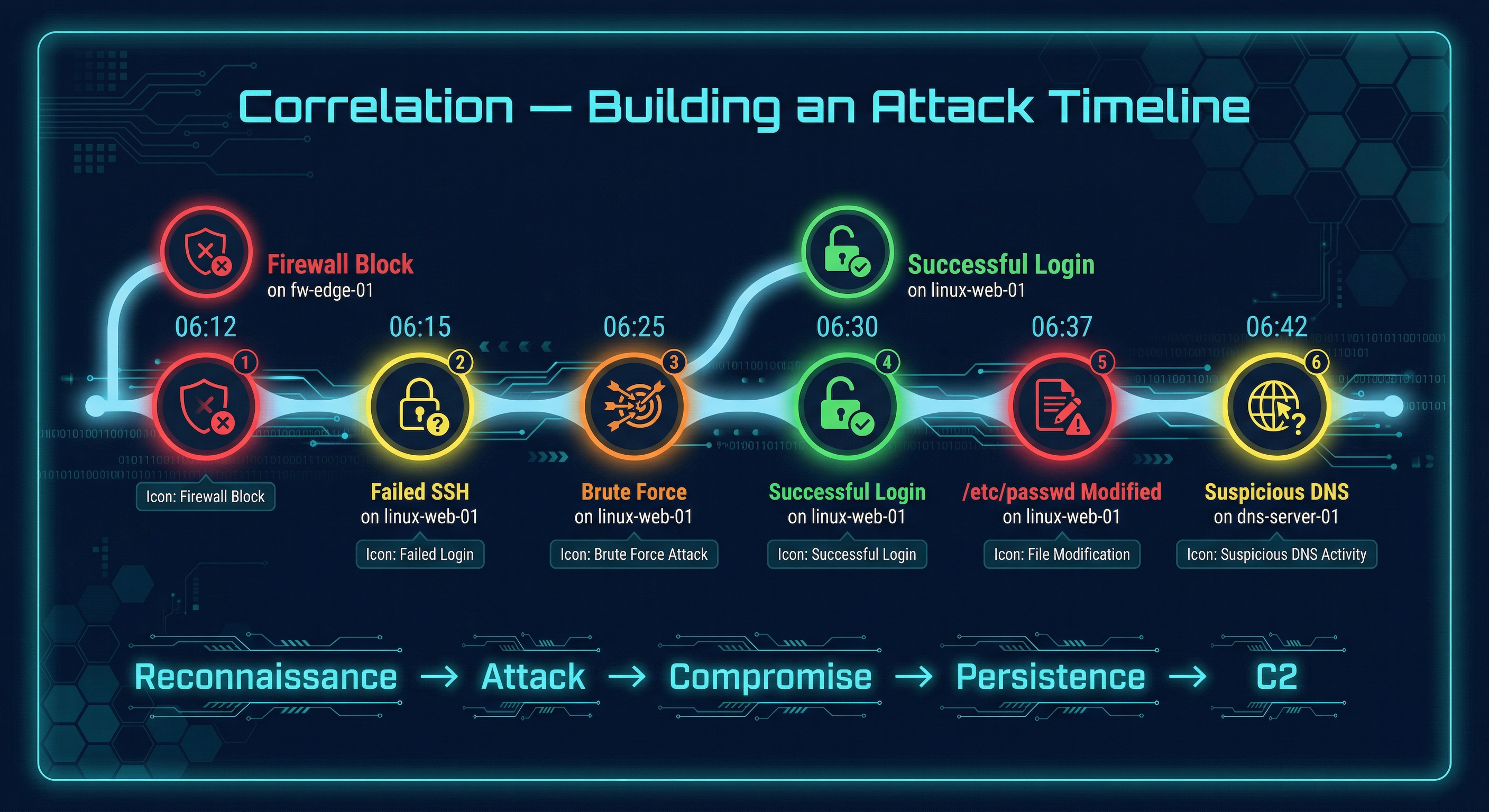 Correlation — Building an Attack Timeline