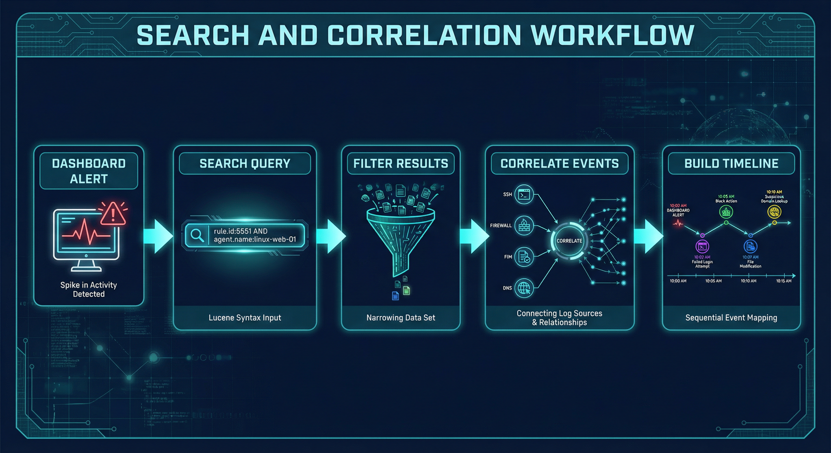 Search and Correlation Workflow