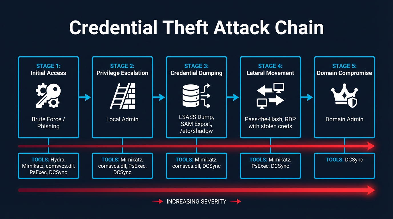 Credential Theft Attack Chain