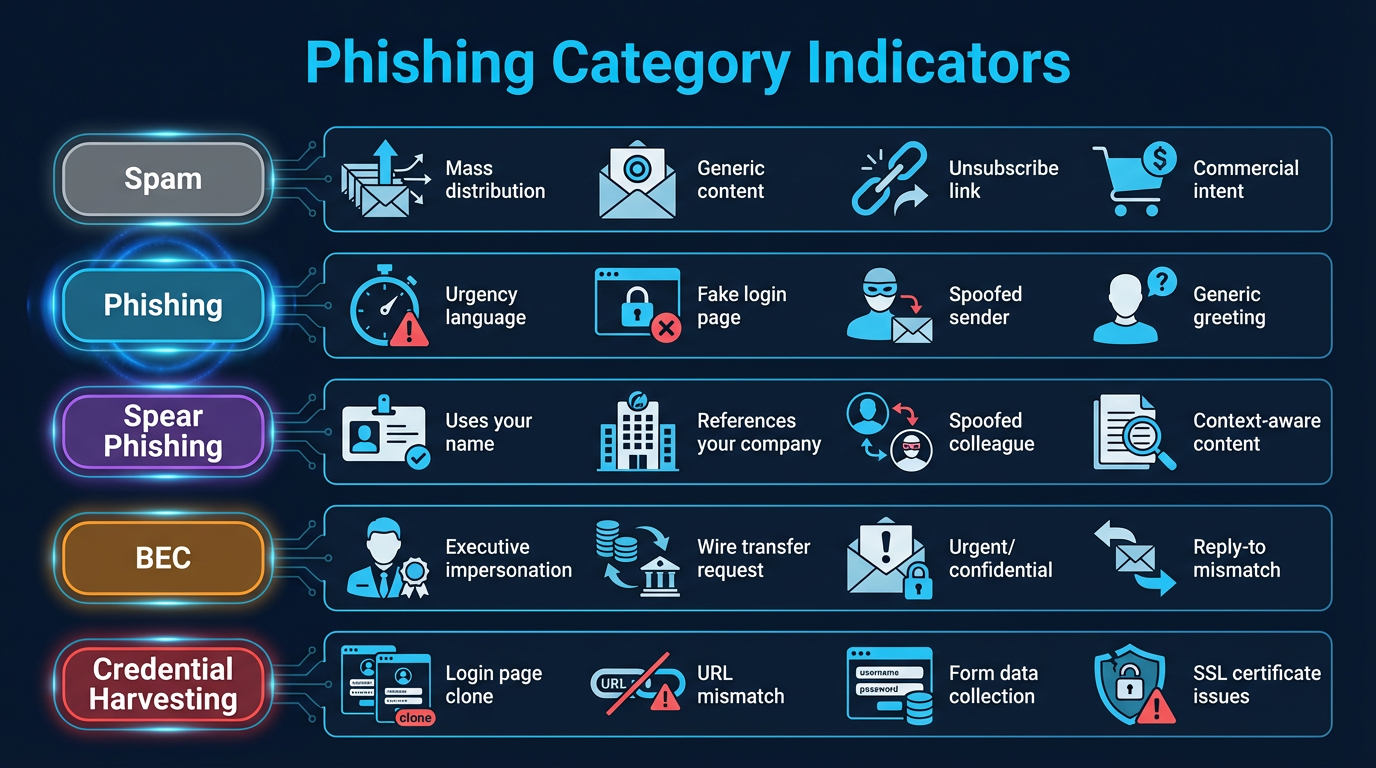 Phishing Category Indicators