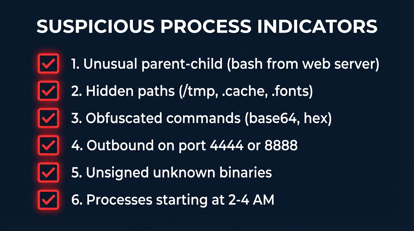 Suspicious Process Indicators