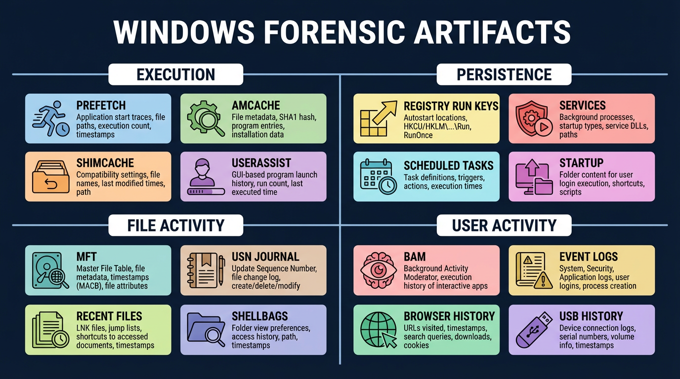 Windows Artifact Map
