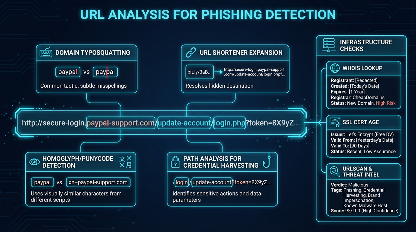 URL analysis techniques — the five major manipulation methods and how to detect them
